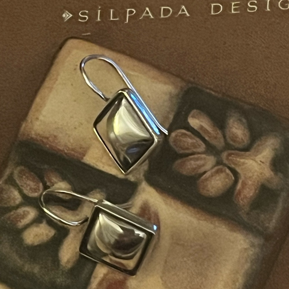 Silpada Square Chic Drop Earrings - Picture 3 of 8